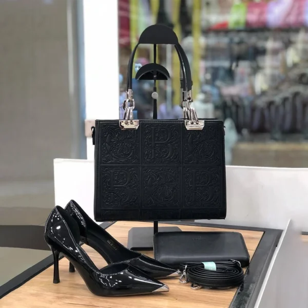 Chrisbella Structured Top-Handle Satchel / Tote