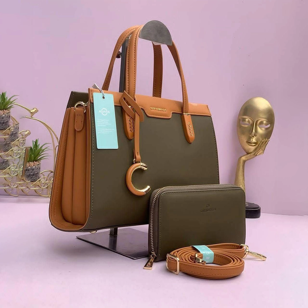 Chrisbella Structured Top-Handle Tote / Satchel