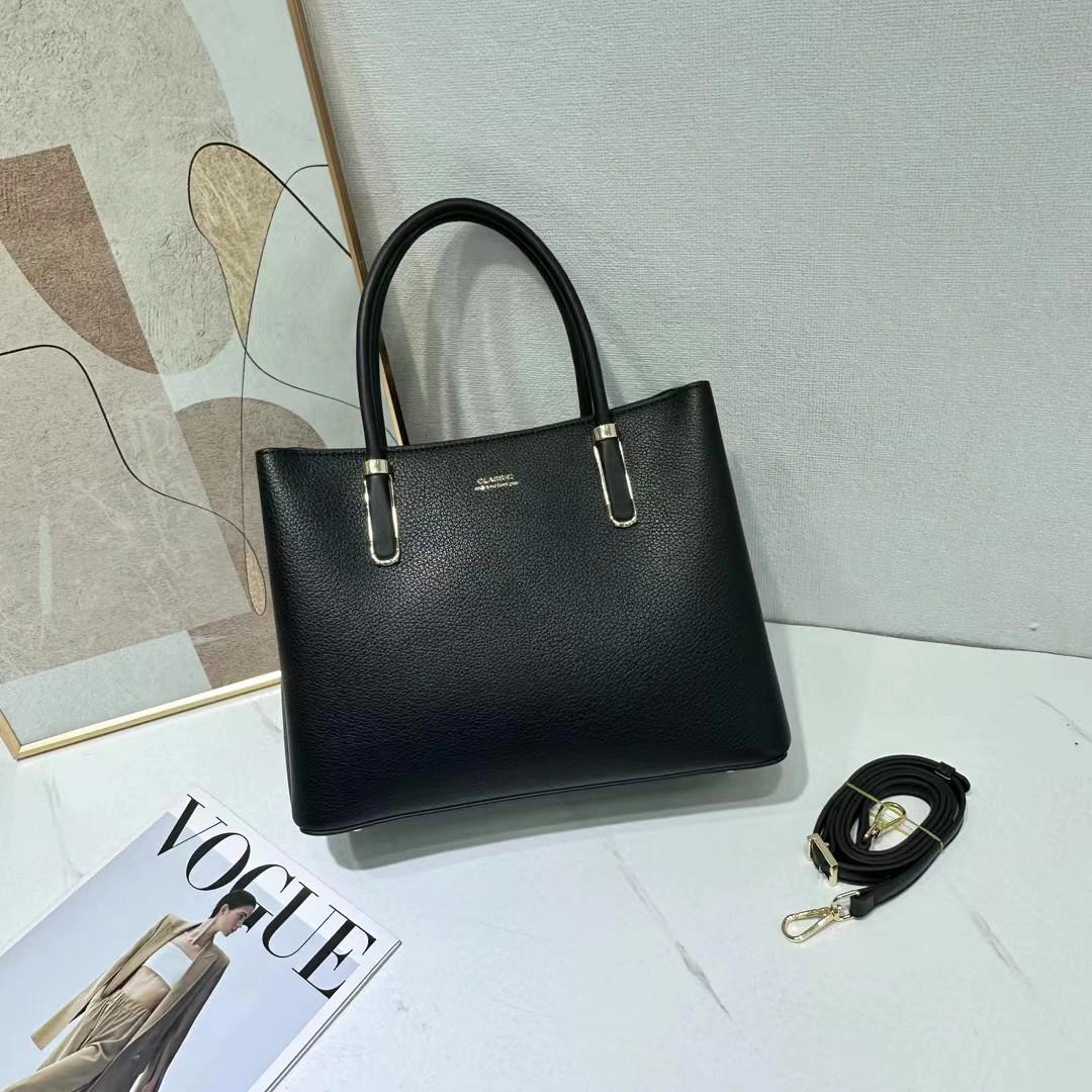 Classic Modern Pebble Leather Tote